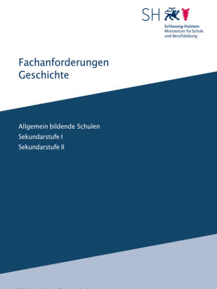 Benjamin Stello: Fachanforderungen Geschichte